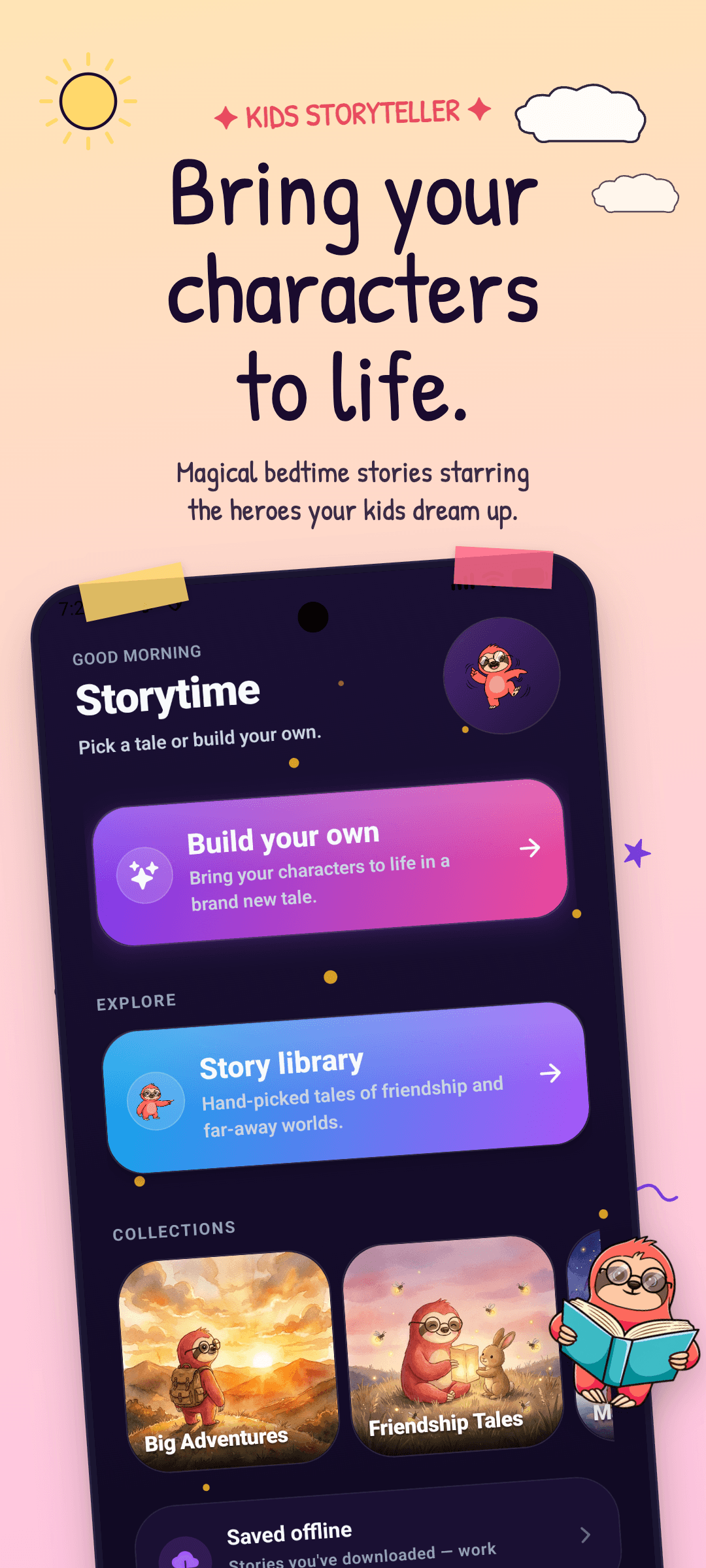 Kids Storyteller app: bring your characters to life
