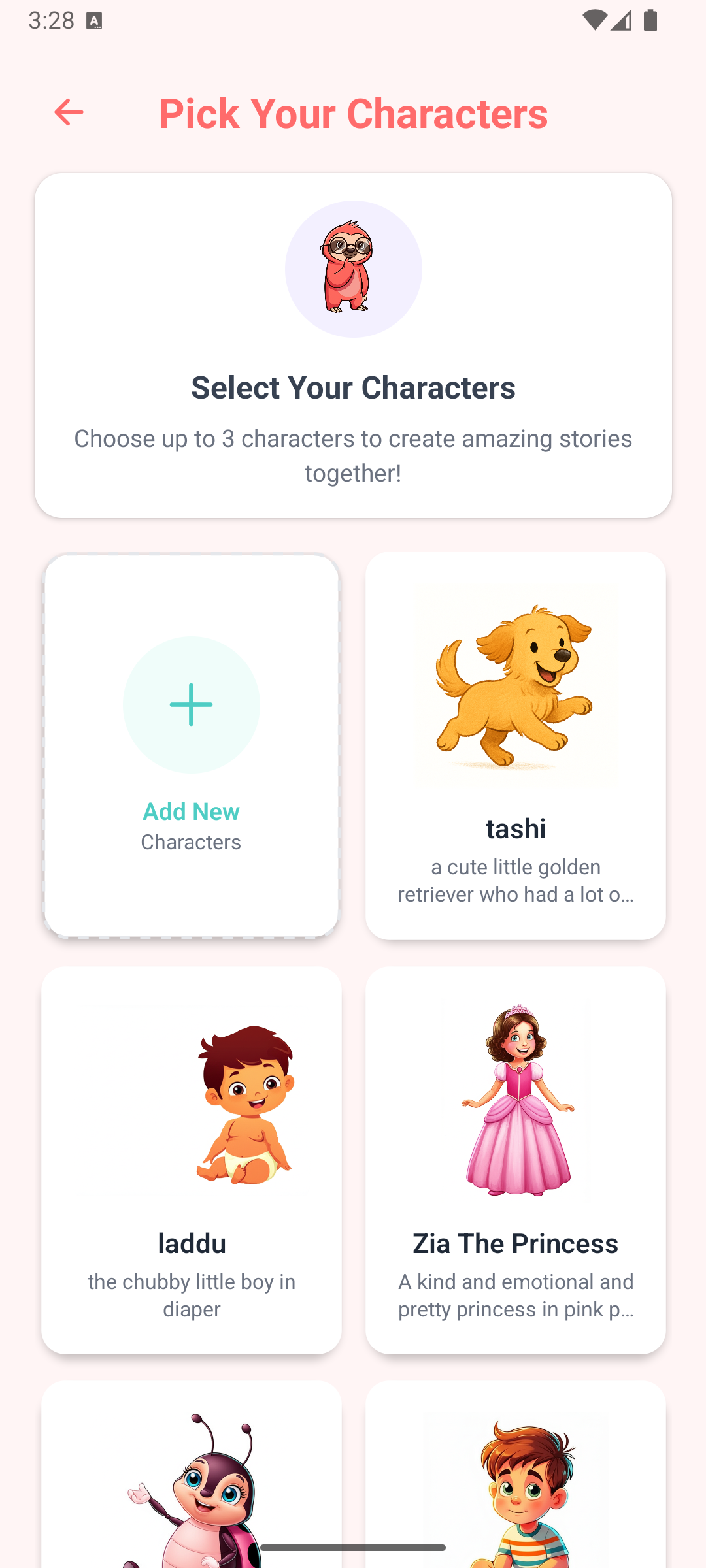 Kids Story Teller Android App Screenshot 2