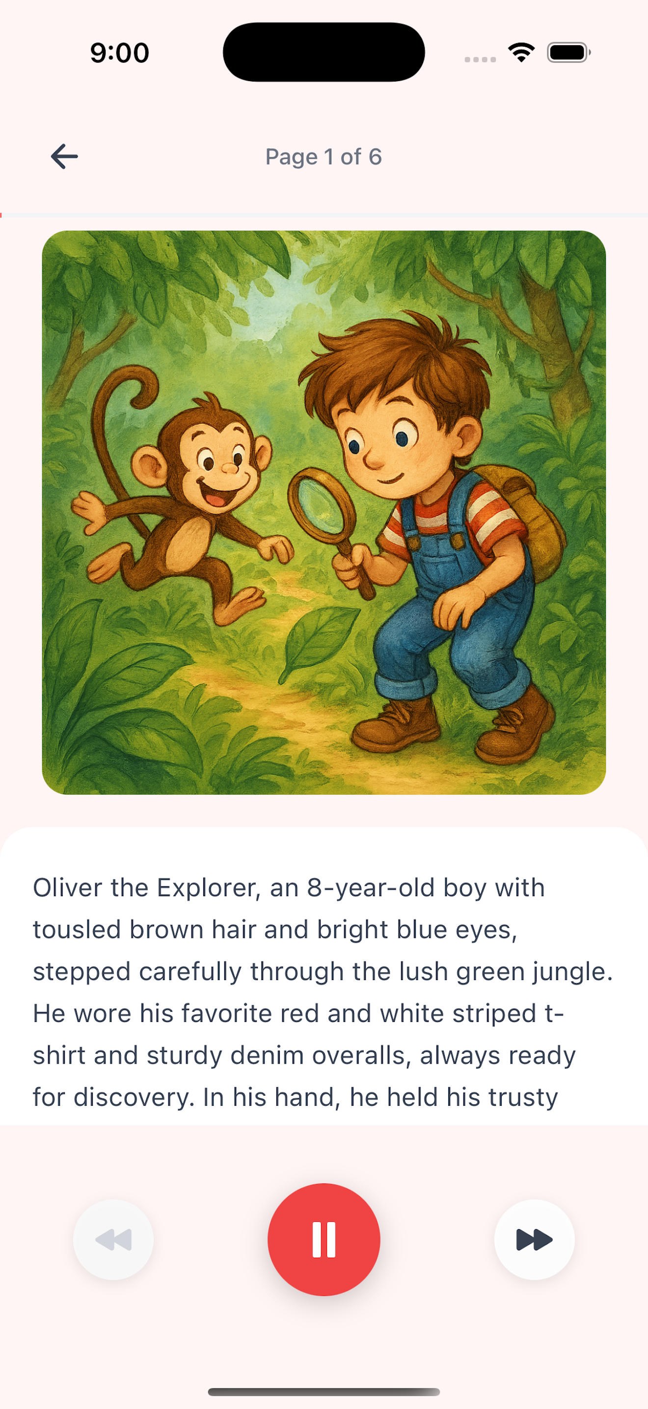 Kids Story Teller iOS App Screenshot 2