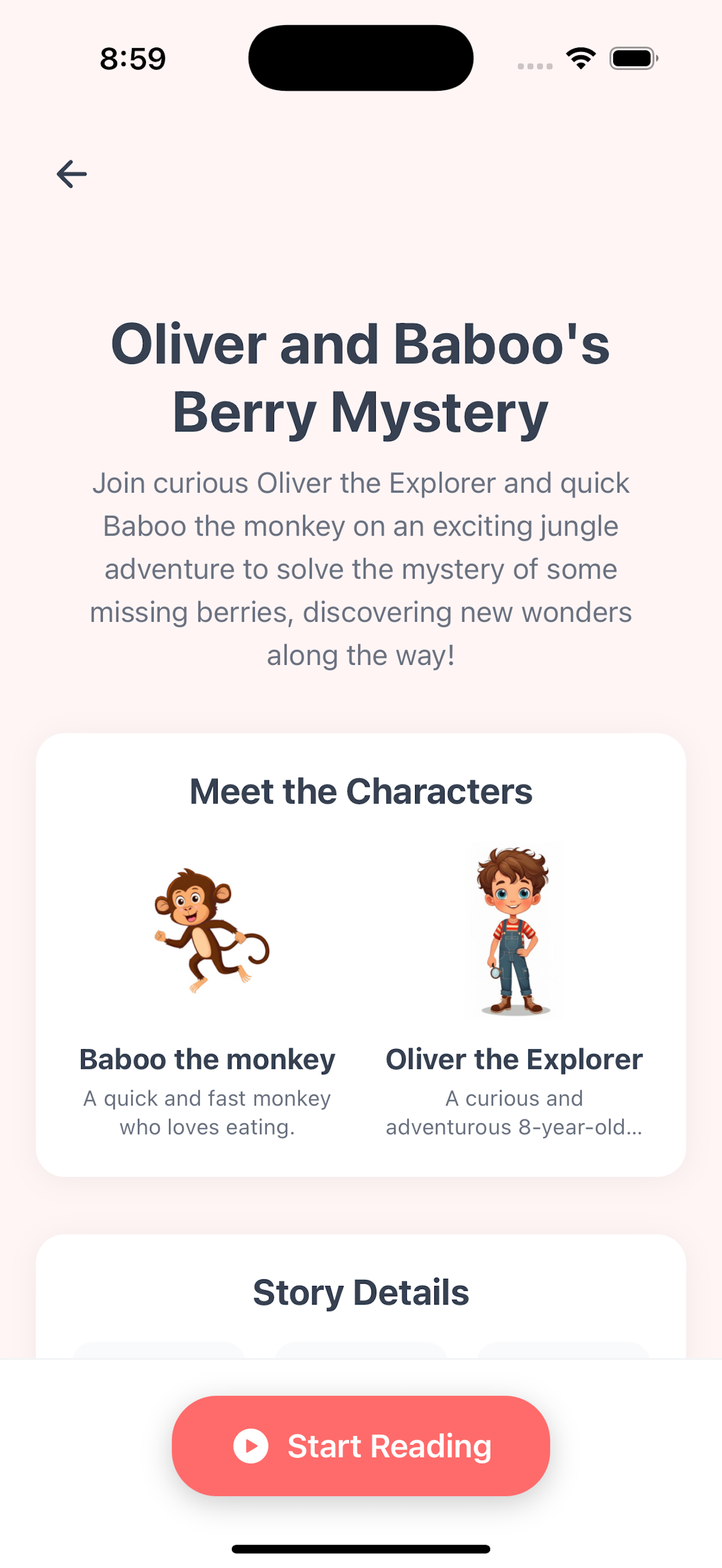 Kids Story Teller iOS App Screenshot 3