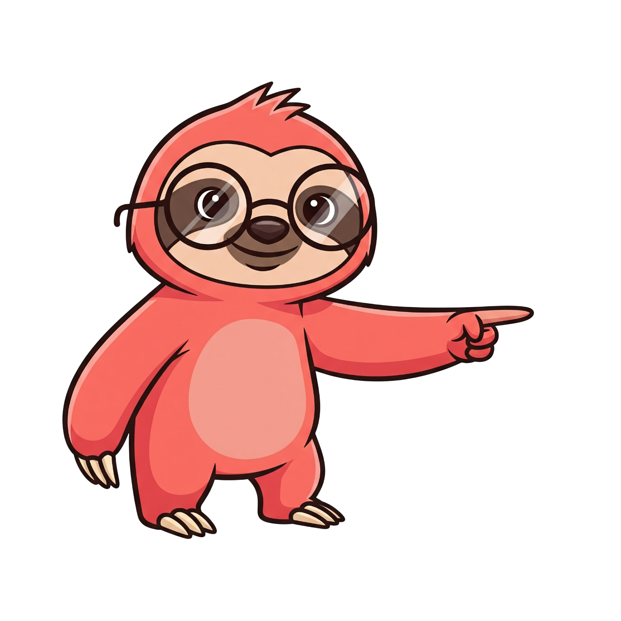 Pointing Mascot